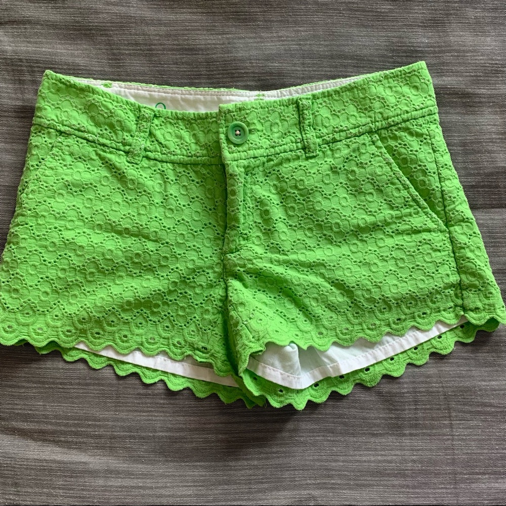 Lilly Pulitzer Eyelet Scalloped Walsh Short